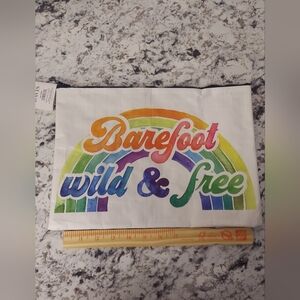 Barefoot Wild & Free Rainbow Pouch